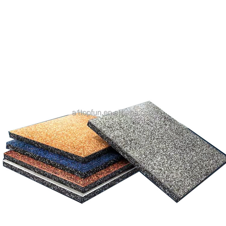 Recycle Rubber Soundproof Wall Eco-Friendly Noise Insulation Panel Non-Toxic Flooring Tile