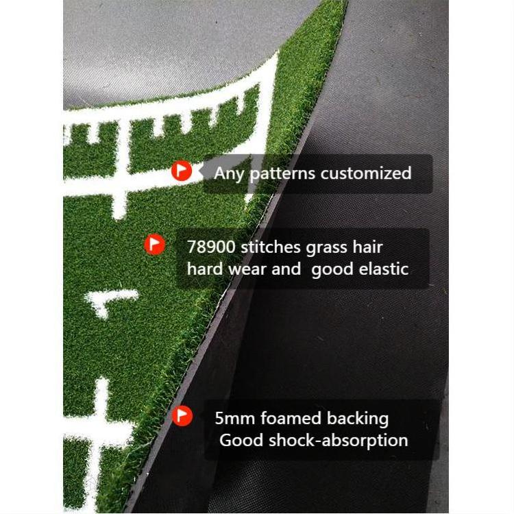 High-quality  best price durable gym fitness artificial grass turf flooring indoor  gym push sled running track synthetic grass