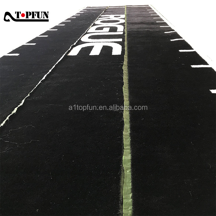 Black Gym Artificial Grass with  Customized Graphic for Training