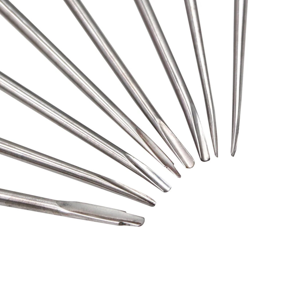 8pcs stainless Steel Custom Dental Luxating Lift Elevators Curved Root Dentist Dental Surgical Instrument With Plastic Handle