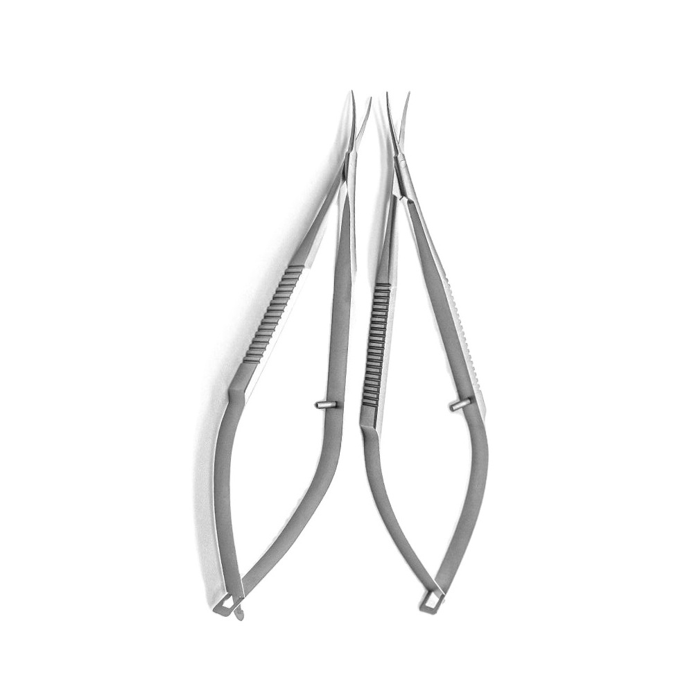 Castroviejo Micro Suture Scissor Best Quality Stainless Steel Straight Curved Surgical Instruments with Needle Holder Forceps