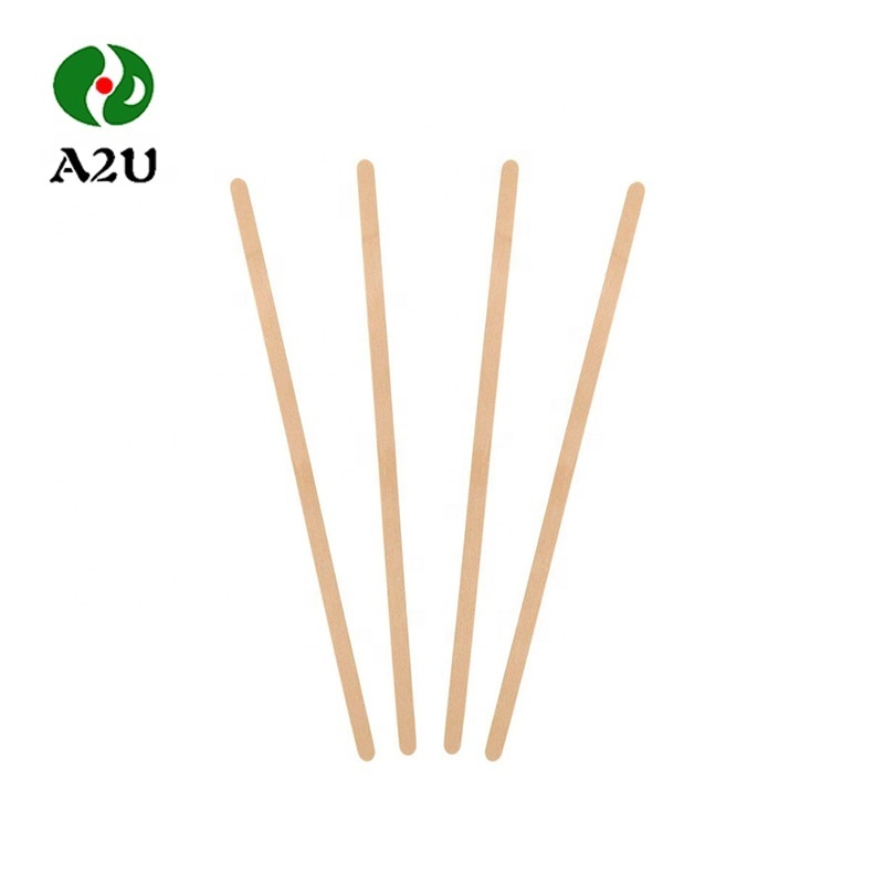 Disposable 140 mm Wooden Sticks Tea & Coffee Stirrer