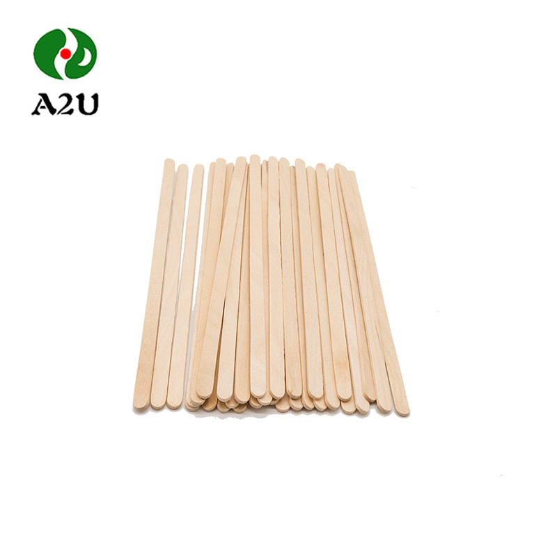 Disposable 140 mm Wooden Sticks Tea & Coffee Stirrer