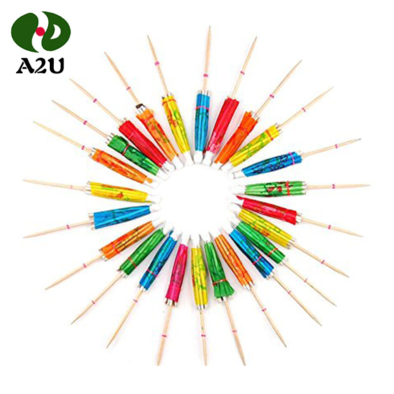 New Product Cocktail Umbrella Customized Flag Toothpick High Quality Factory Directly