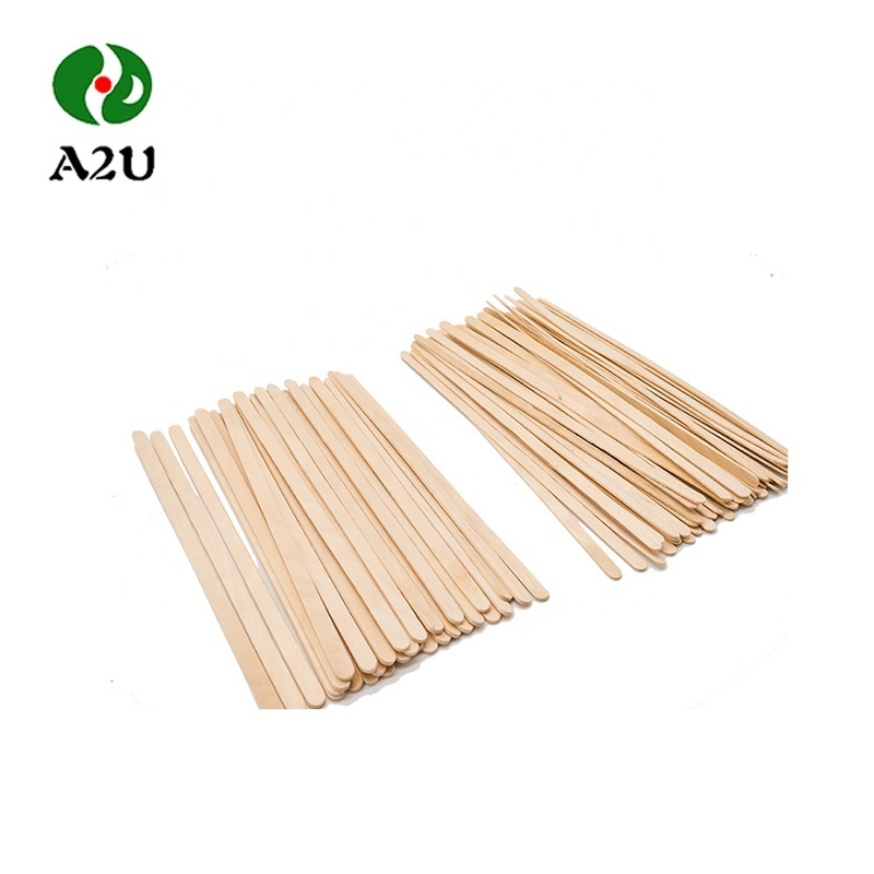 Disposable 140 mm Wooden Sticks Tea & Coffee Stirrer