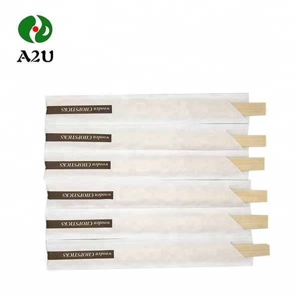 Paper Wrapped Disposable Wholesale Personalized Chinese Wooden Chopsticks