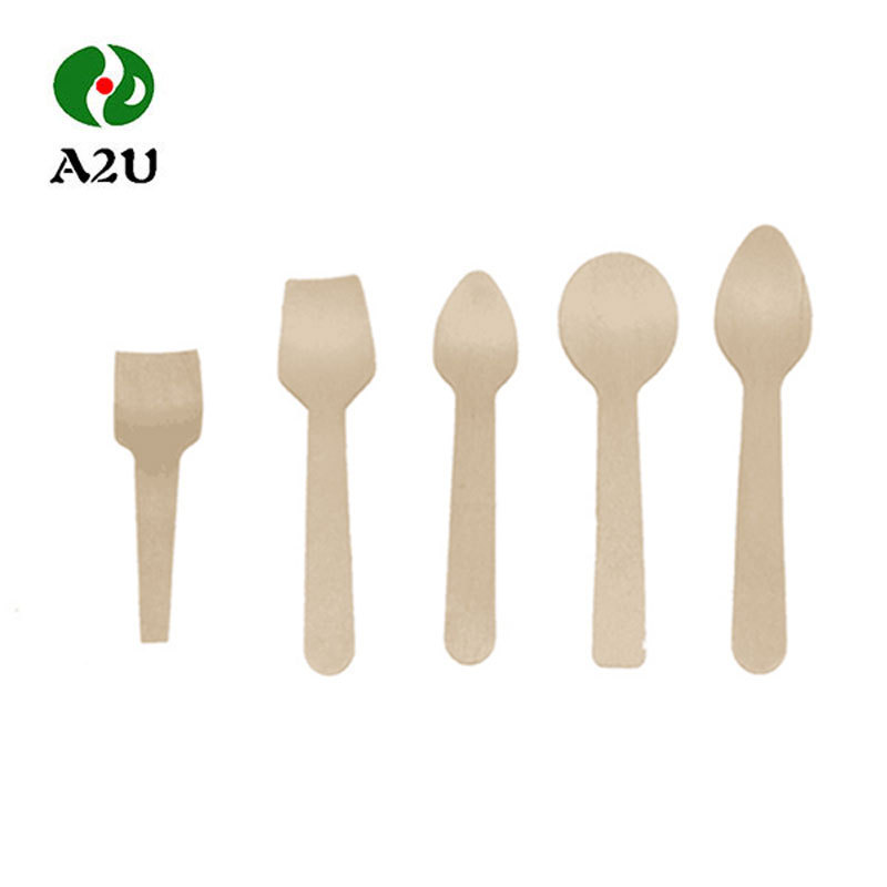 Wholesale Disposable Wooden Spoon For Ice Cream Spoon From China