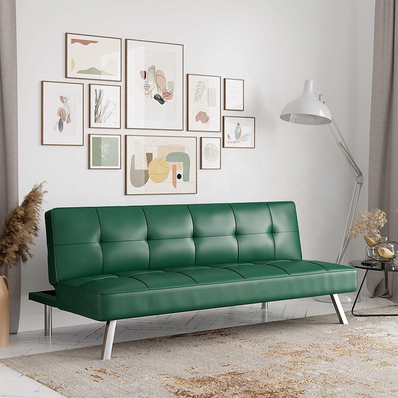 Modern Futon Couch For Living Room Futon Sofa Bed Upholstered Convertible Folding Sleeper Sofa Bed