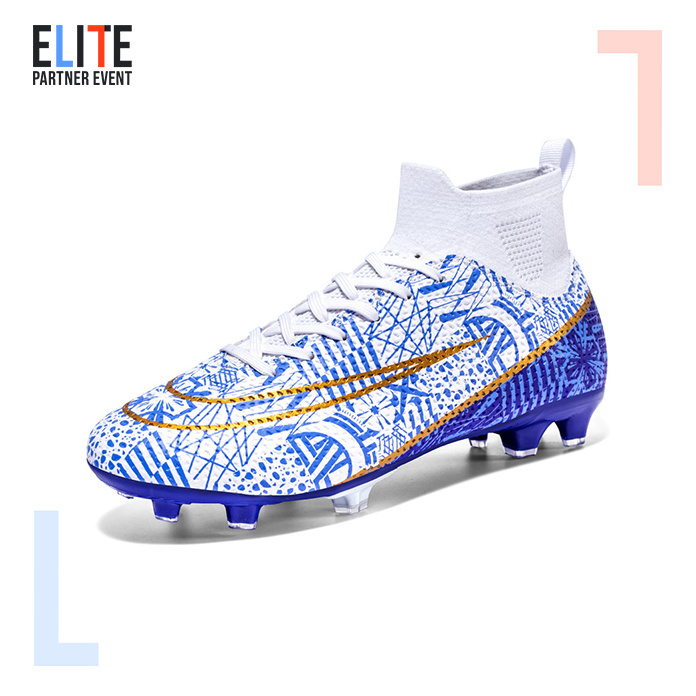 New trend Custom Sports Training Shoes Broken nails Men Children Turf Football shoes Soccer Boots Football Shoes