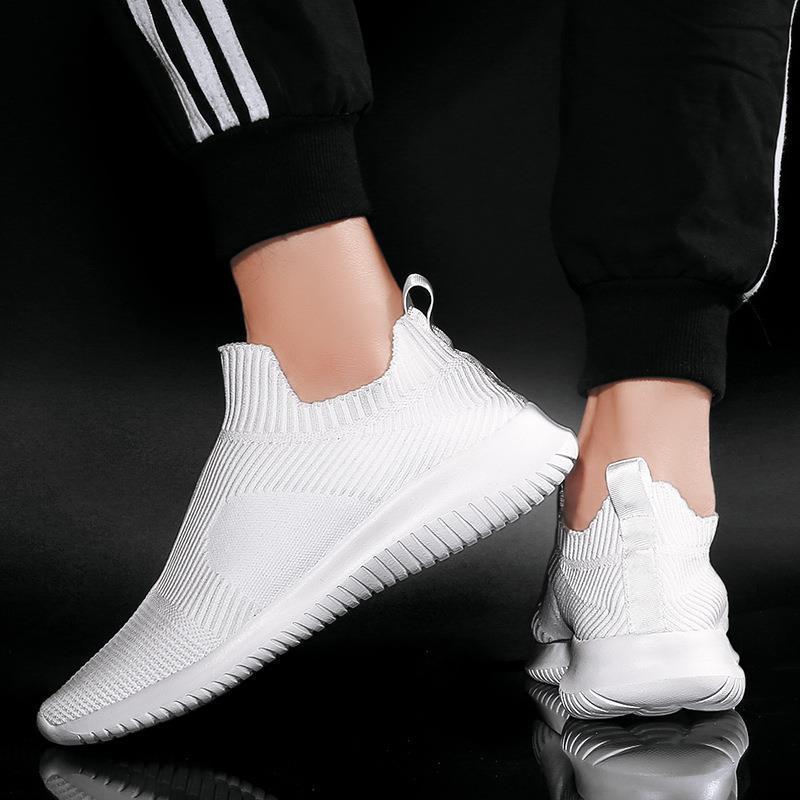 ODM&OEM Walking Style Running Casual Shoes Custom Logo Factory Wholesale New PU Knit A3 for Men