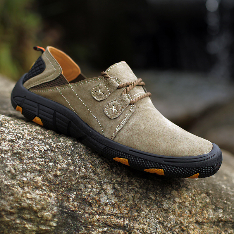 New outdoor sports casual men's shoes daily climbing shoes casual men no slip hiking shoes