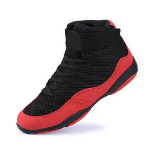 New Style Custom Wrestling Shoe Boxing Shoes Men Mesh Rubber OEM Customized Spring Training shoes