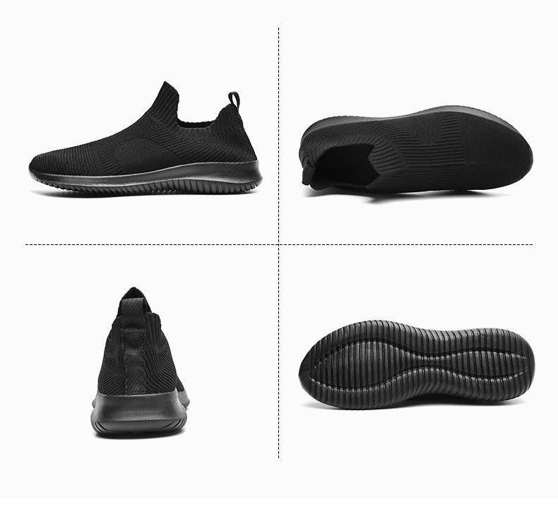 ODM&OEM Walking Style Running Casual Shoes Custom Logo Factory Wholesale New PU Knit A3 for Men