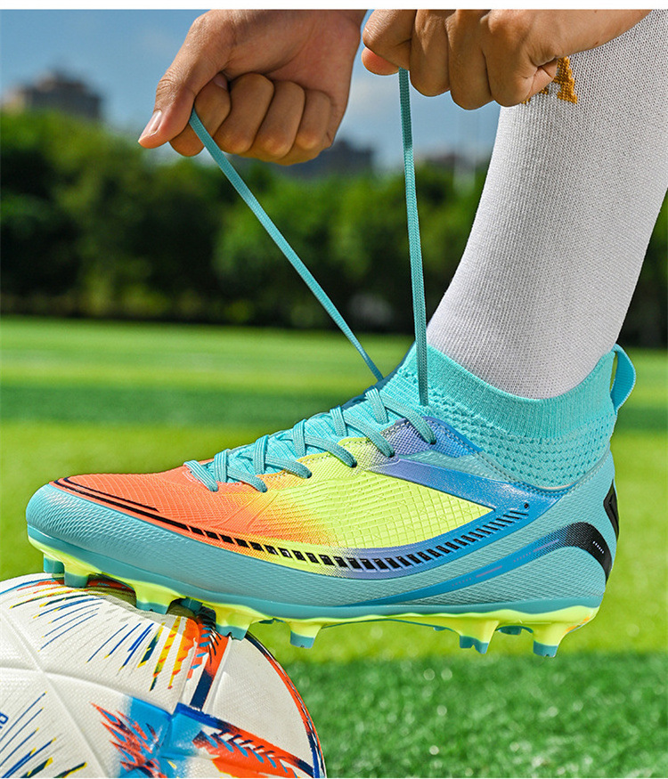 Football Shoes TF Broken Nails AG Long Nails Youth Artificial Grass High Top Game Training Boots Football Shoes