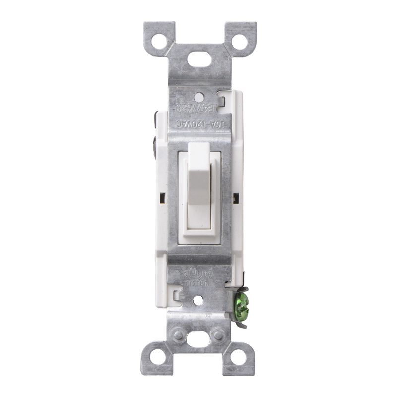 Hooanke ETL Listed American US 120V 15A Single Pole or 3 Way Electrical Toggle Light Switch