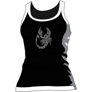 Custom scorpion rhinestone transfer design for clothing