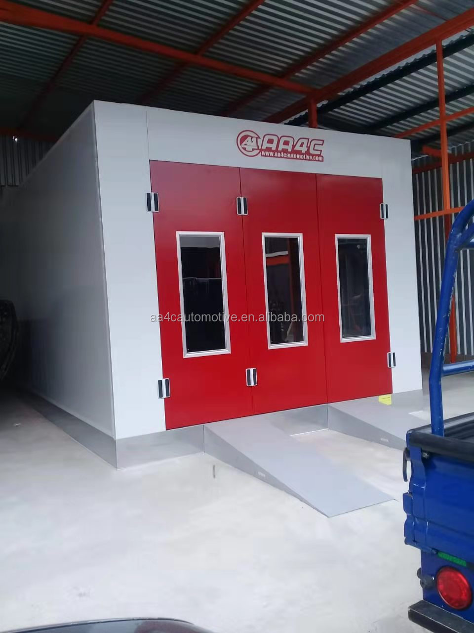 AA4C auto spray booth  car painting booth waterborne  car spray booth  spraybooth vehicle backing oven