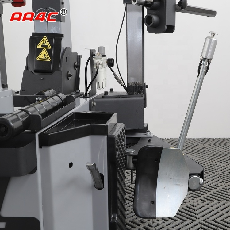 AA4C Tire changer with dual arm tyre lifter turntableless automatic MD head  26