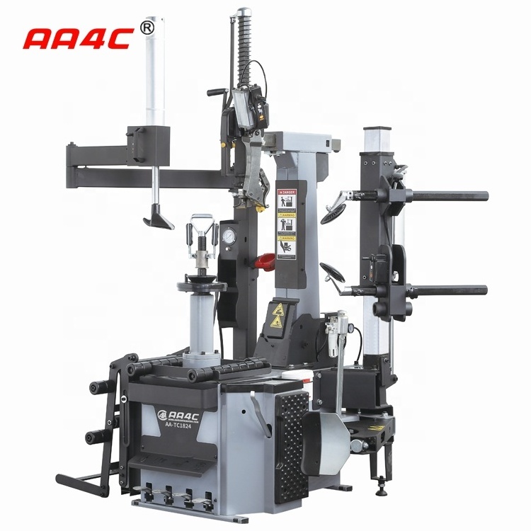 AA4C Tire changer with dual arm tyre lifter turntableless automatic MD head  26