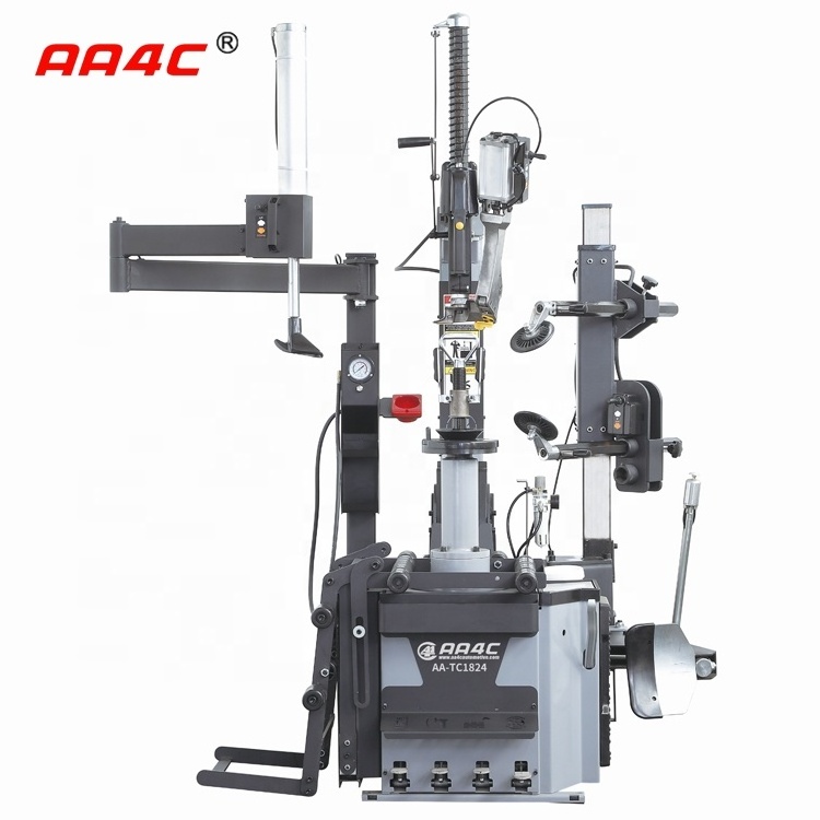 AA4C Tire changer with dual arm tyre lifter turntableless automatic MD head  26