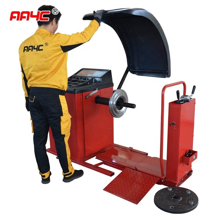 AA4C automatic truck  wheel balancer heavy duty wheel balancing machine truck tyre balancer  AA-TWB430 Italy quality