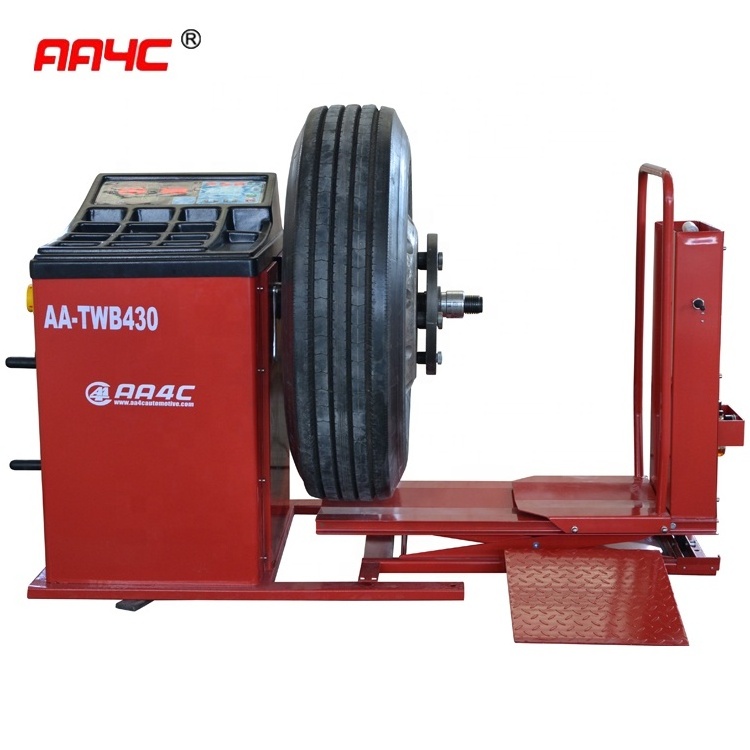 AA4C automatic truck  wheel balancer heavy duty wheel balancing machine truck tyre balancer  AA-TWB430 Italy quality