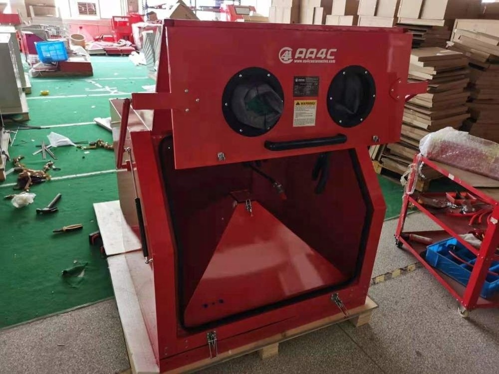 AA4C  1000L sandblast cabinet  sand blasting cabinet  sand blasting machine  AA-SBC1000