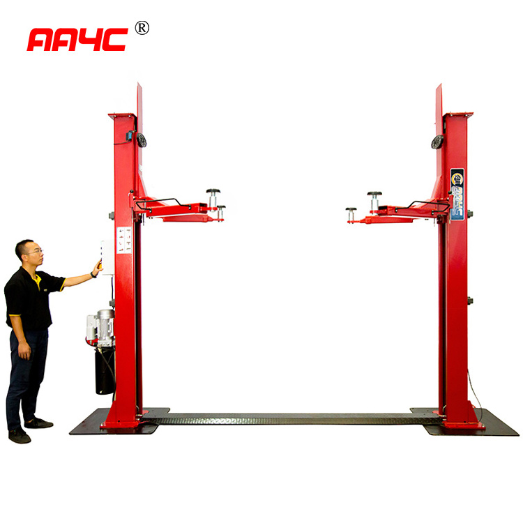 AA4C 4.0T electrical released  automatic unlock floorplate 2 post car lift auto hoist vehicle lift AA-2PFP40E