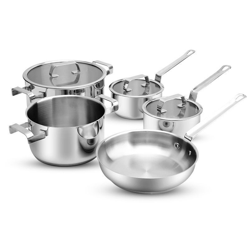 AAA 39 years Manufacturer 18/10  kitchen utensils induction capsule bottom cooking pot kitchenware stainless steel cookware set