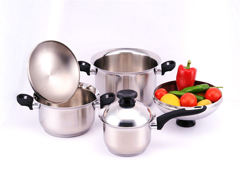 2014 special collapsible handle stainless steel saladmaster surgical kinox cookware with off-set handle