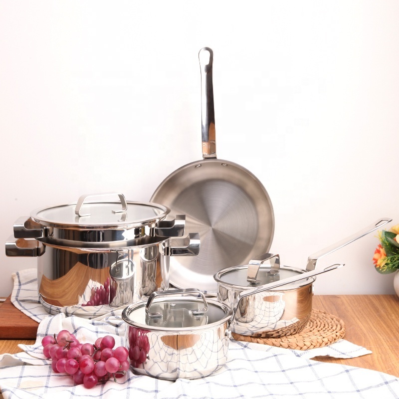 AAA High quality cookware kitchen pots and pans cook wear cooking stainless steel saucepan milk pot sauce pans