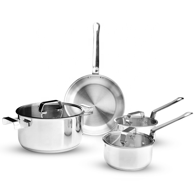 AAA High quality cookware kitchen pots and pans cook wear cooking stainless steel saucepan milk pot sauce pans