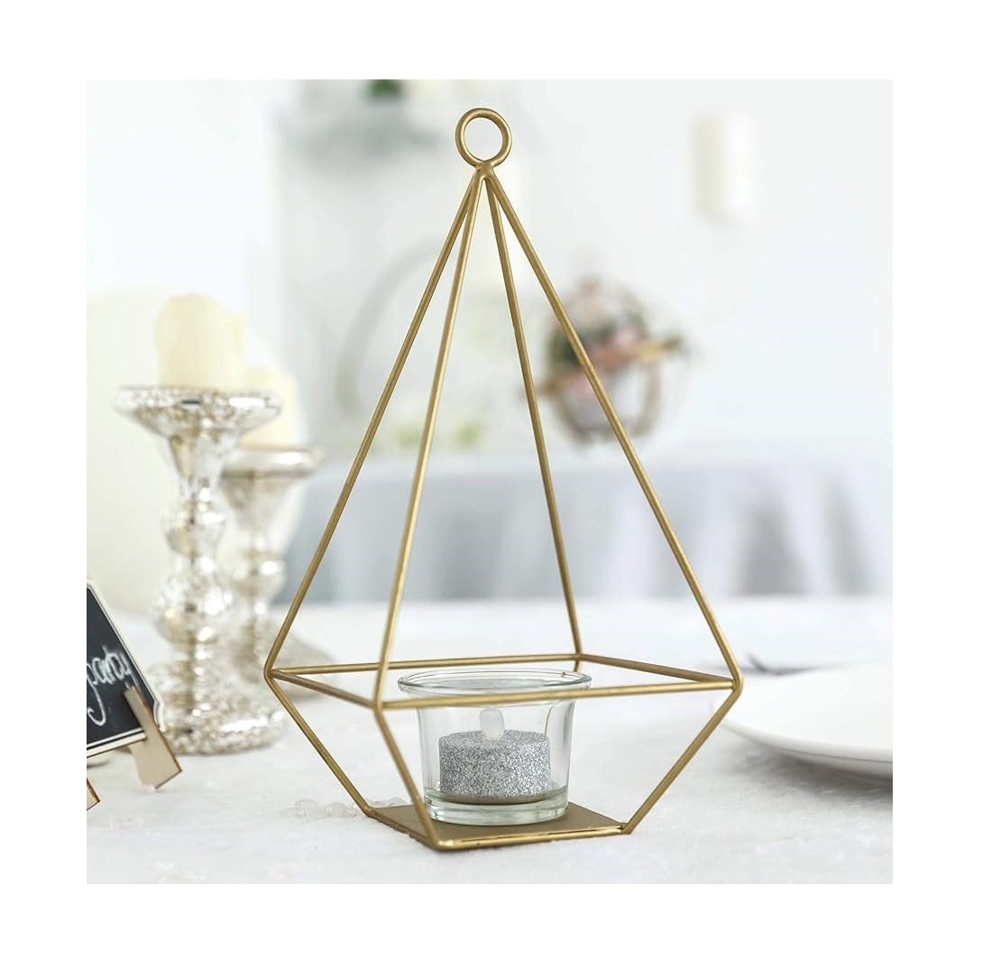 Heart-Shaped Stylish Candle Stand Metal Base Iron Rod Small Medium Large Table Home Decor Candle Jar Supplies Festive Seasonal