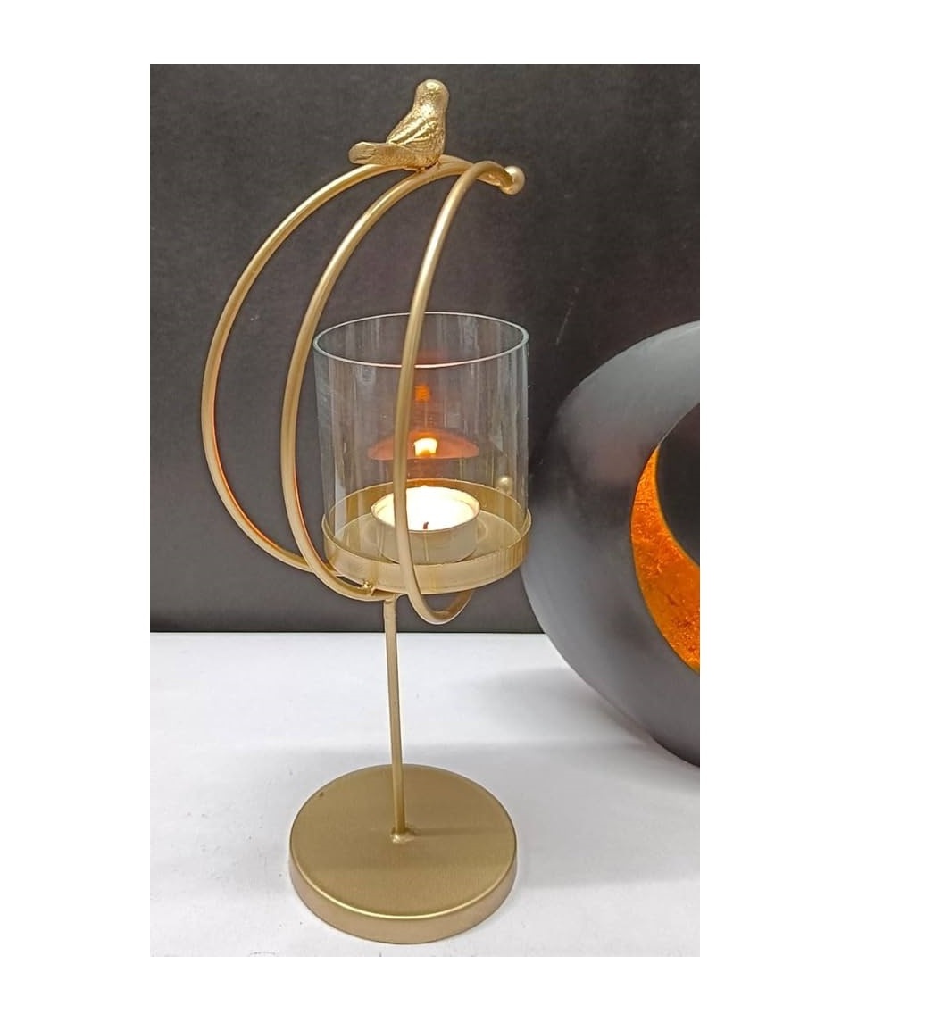 High Selling Bird Design Candle Stand Metal Base Iron Rod Small Medium Large Table Home Decor Candle Holder Festive Seasonal