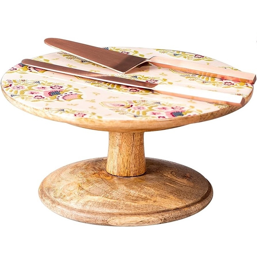 Royal Look Handicrafts Wooden 3 tier Cake Stand Good Looking For Home Hotels Restaurants Cupcake Server Dessert Platter Table To