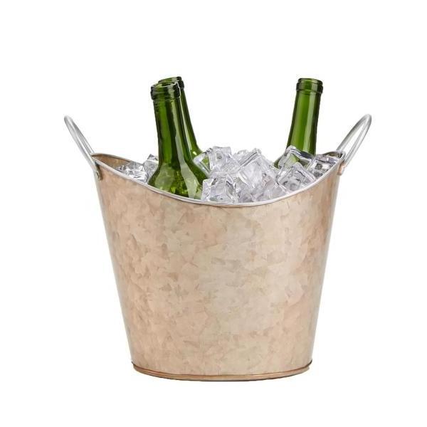 High Quality Copper Wine Bottle Cooler Champagne Wine Chiller  Ice Bucket and Wine Tubs For Bar and Night Clubs