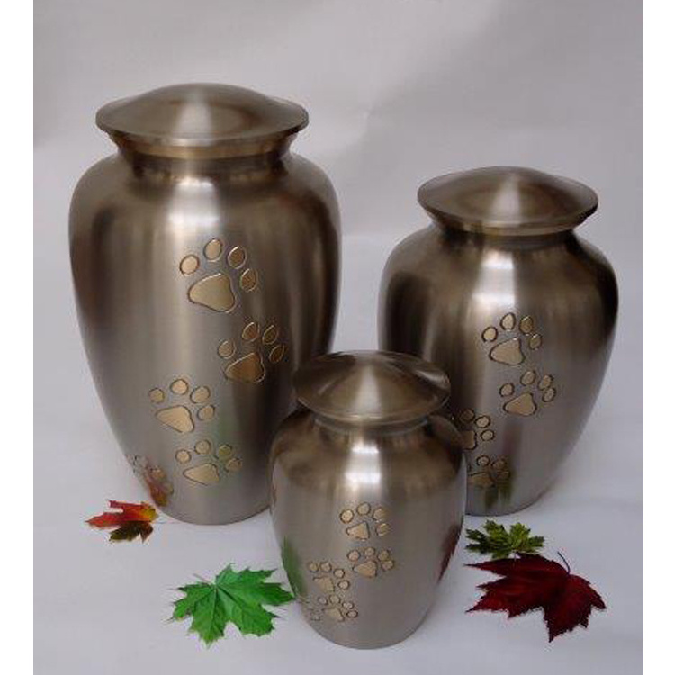 Pet Cremation Urns | Paw Print Pet Urns | Engraved Wholesale Pet Urns