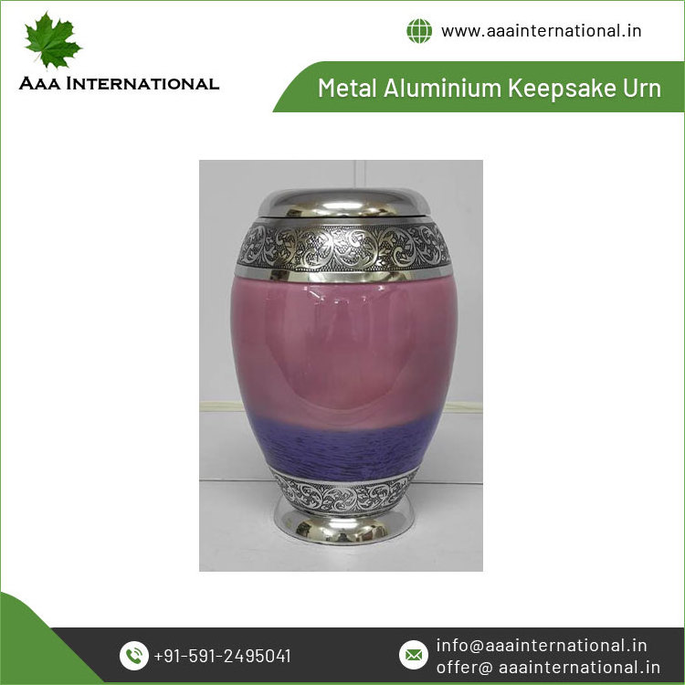 Premium Modern Japanese Small Metal Aluminum Cremation Urns for Human Ashes Available at Reasonable Price