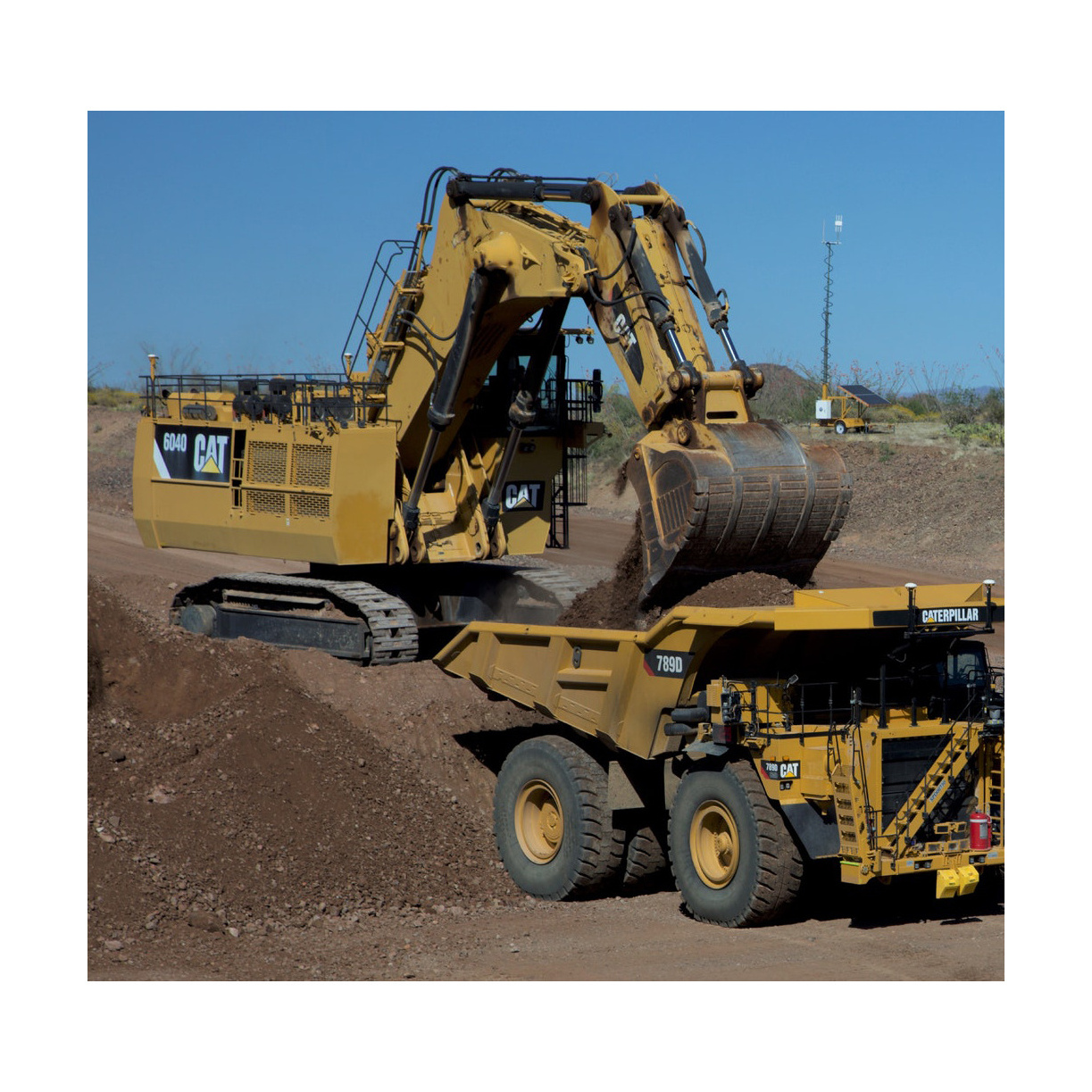 Used Caterpillar Cat 777D mining rock truck in strong working condition competitive price