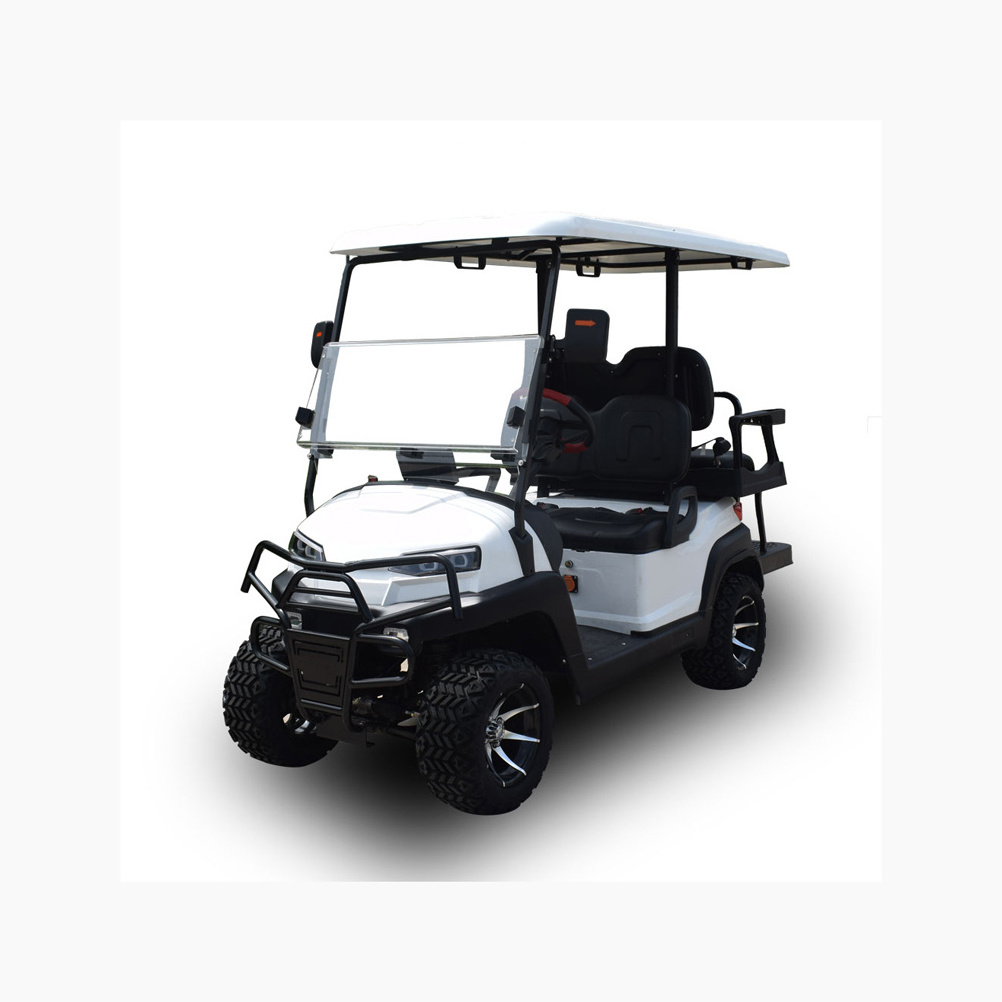 New Design 4 Seater Electric Golf Cart Club Car with Large Container Golf Carts