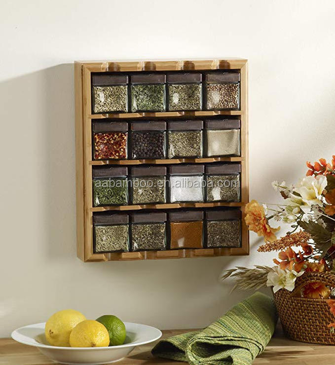 4 tier modern kitchen spice rack shelf cabinet organizer