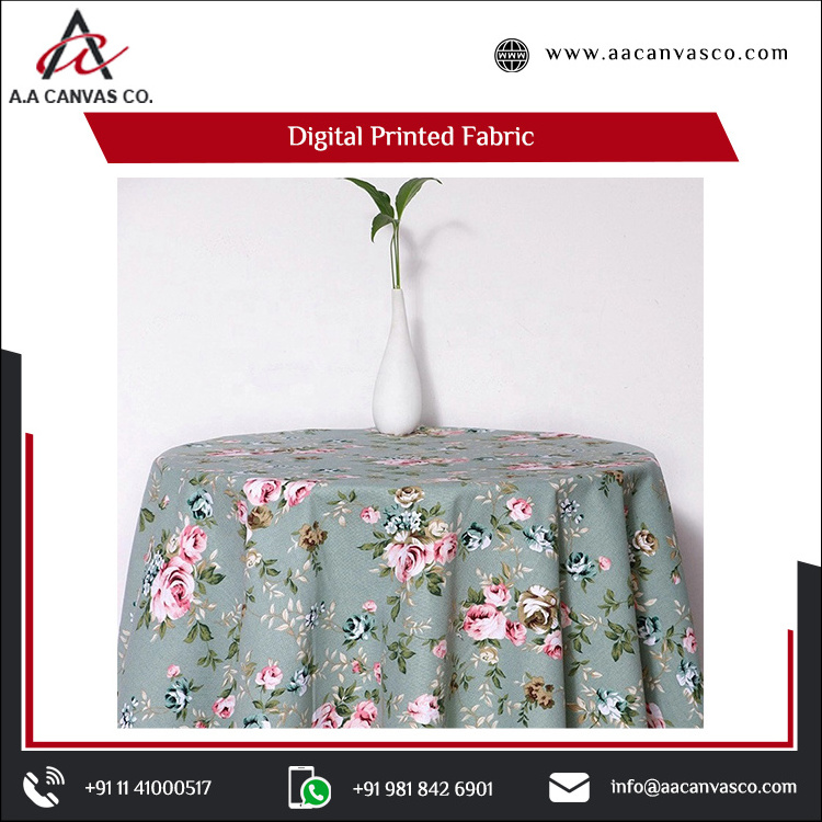 Environment Friendly Organic GOTS Certified 100% Soft Digital Printing Cotton Calico Fabric Cut Pieces for Curtain