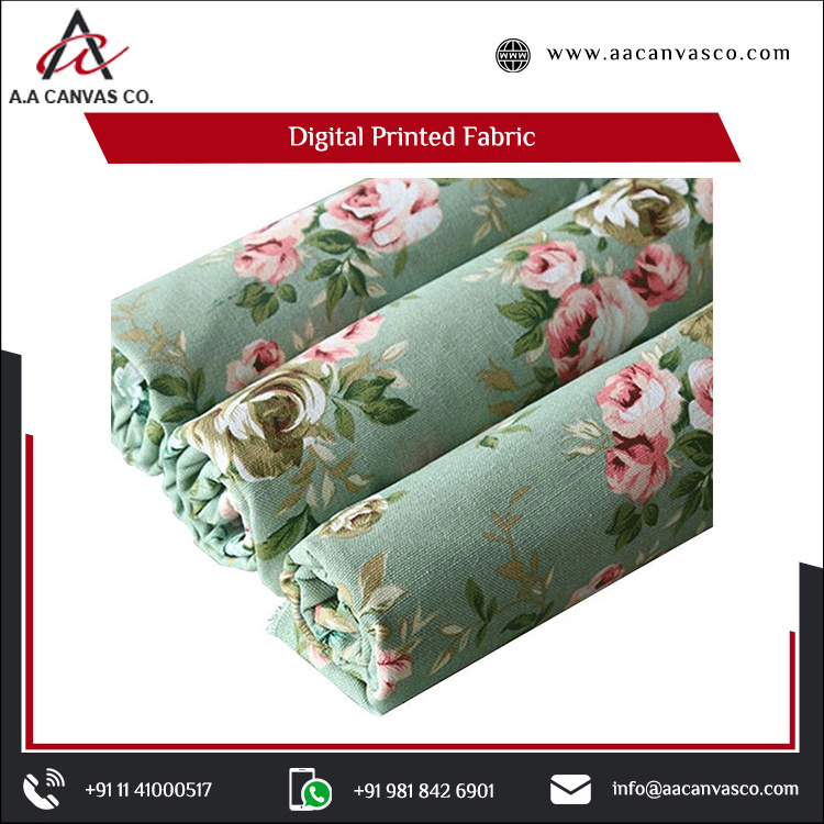 Environment Friendly Organic GOTS Certified 100% Soft Digital Printing Cotton Calico Fabric Cut Pieces for Curtain