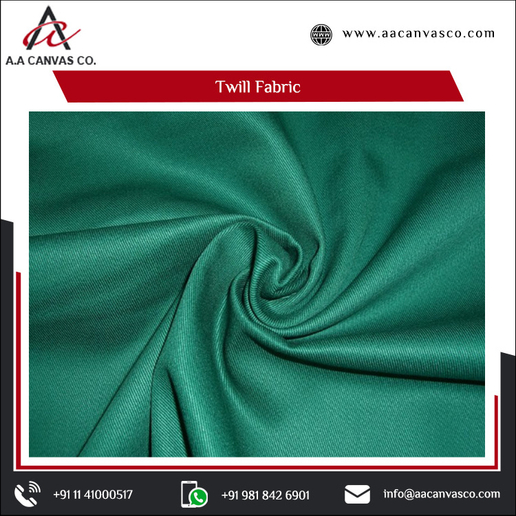 Reusable Plain Dyed Lightweight Organic Biodegradable Cotton Calico Twill Fabric at Bulk Price