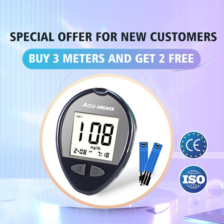 sugar testing machine glucose meter device strip no coding smart with test strips