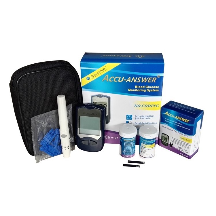 CE/ISO Blood Glucose Monitor Glucometers Approved Electronic Digital Sugar Meter for Hospital Use