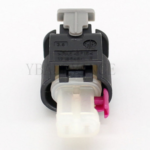 1718648-1 1718647-1 PA66 GF15 Electrical TYCO Female Automotive Connector 2 Pin