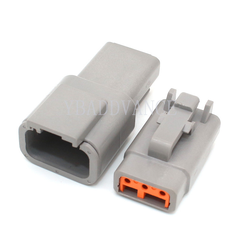 Deutsch DTM Series 3 Pin Way Connector Male & Female DTM04-3P-E003 DTM06-3S-E007