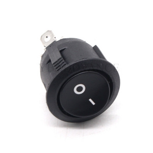 Round Rocker Switch 3 Pin OFF ON Push Button Switch 12V 24V 20A Electric Car Power Switch