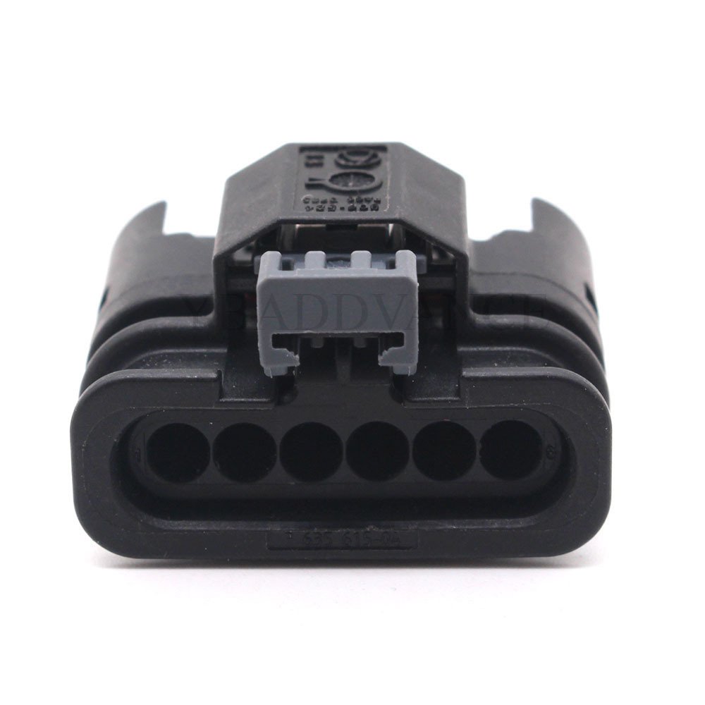 806-524 6 Pin Female H irschmann 1.2mm(050) Black PA66 GF35 Auto Electrical Connectors